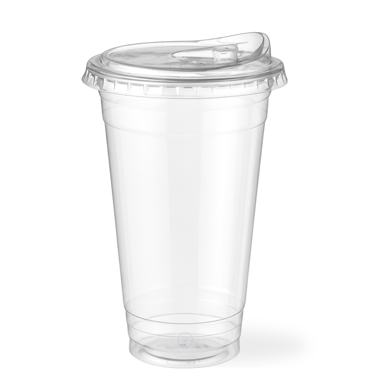 700ml / 24oz PET Plastic Cup with Direct Drinking Lid