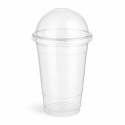 700ml / 24oz PET plastic cup with dome lid