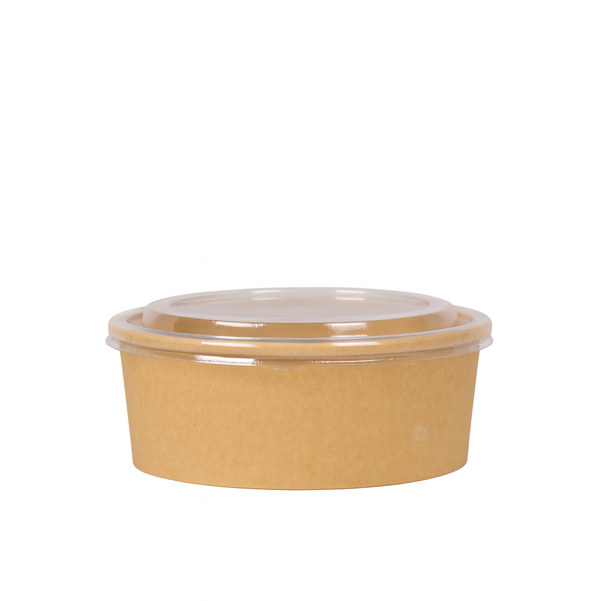750ml Kraft Paper Food Bowl with Clear Lid