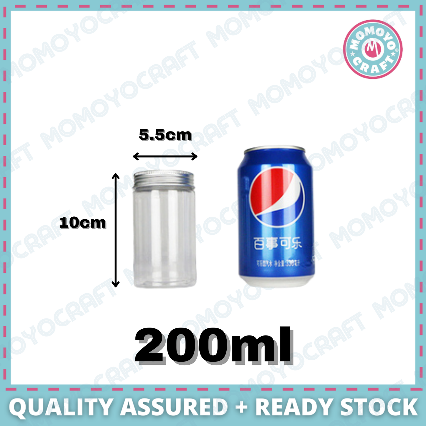 Clear PET Plastic Jar for CNY & Raya Cookies