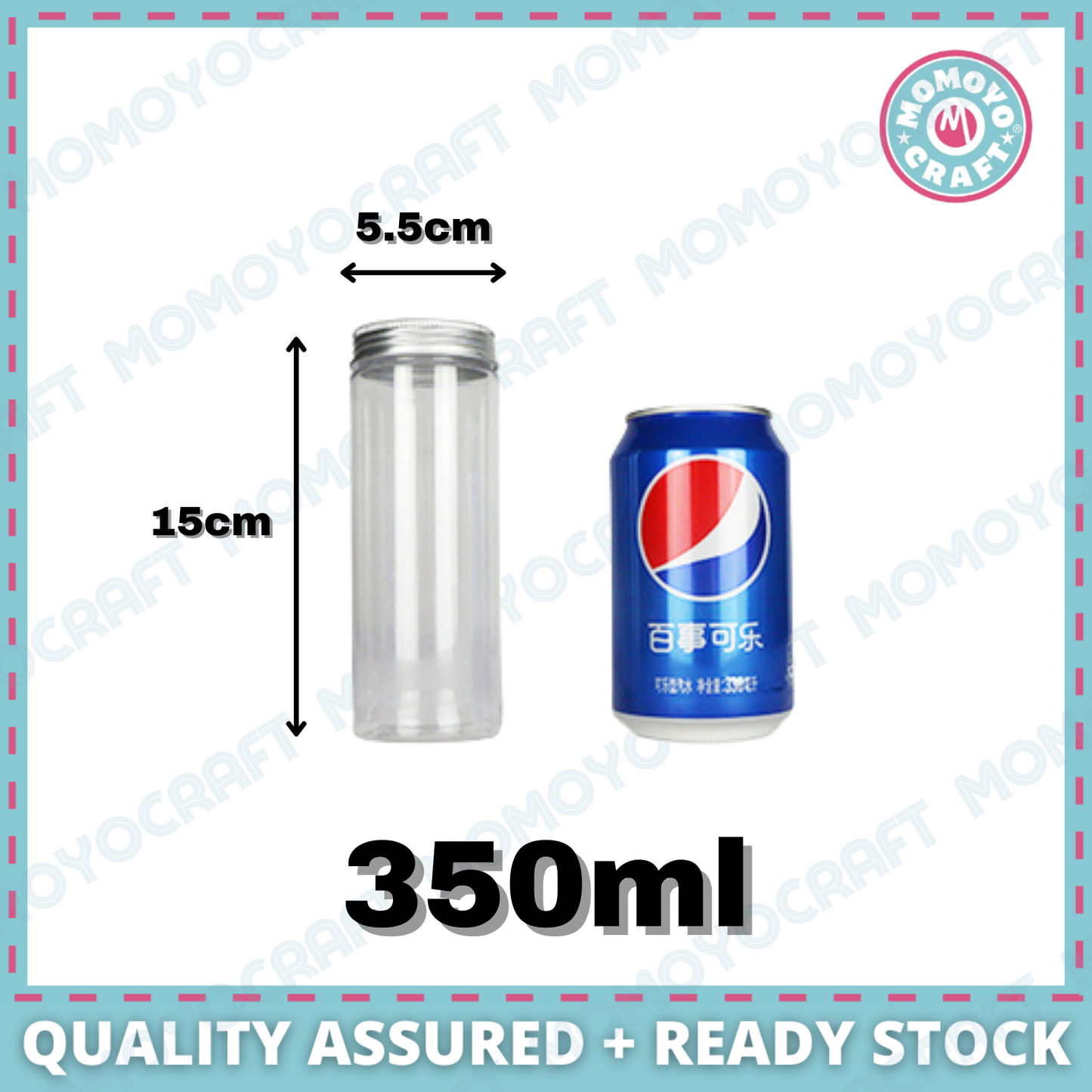 Clear PET Plastic Jar for CNY & Raya Cookies