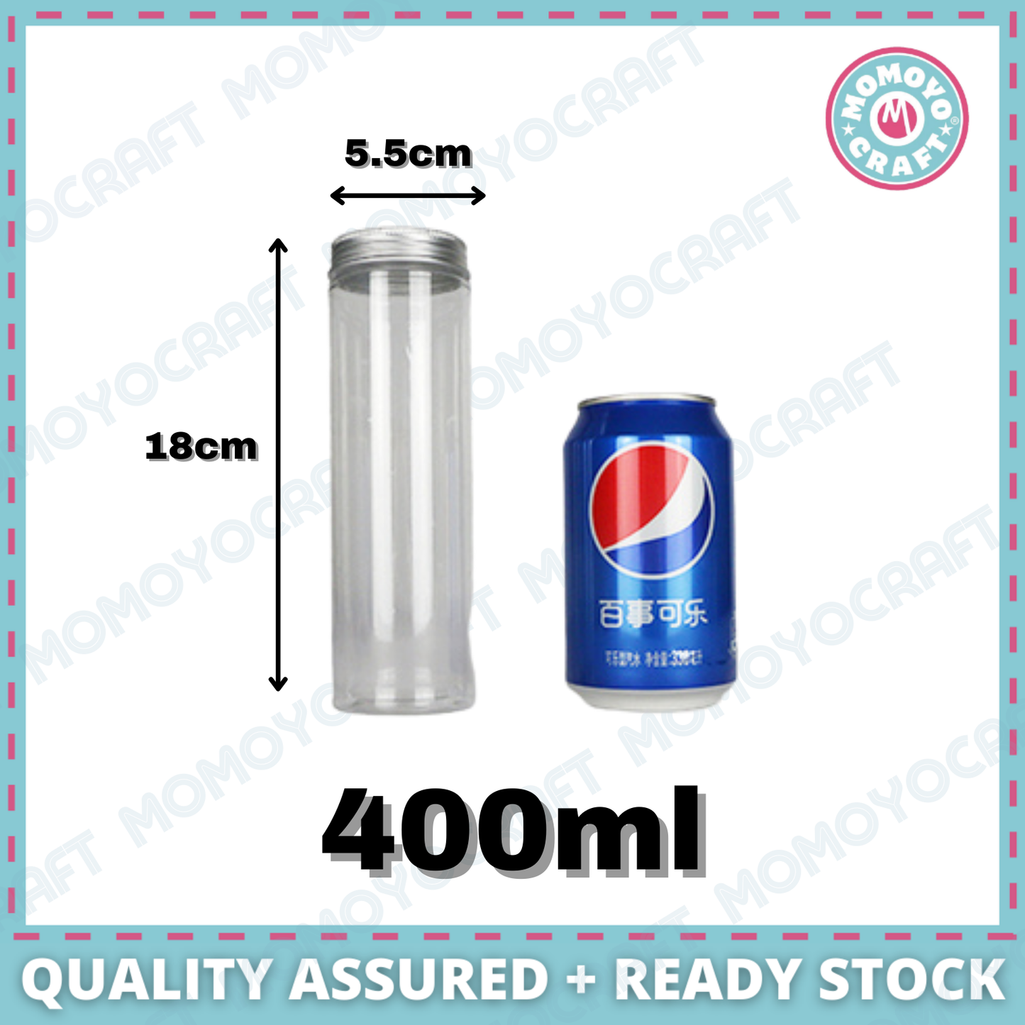 Clear PET Plastic Jar for CNY & Raya Cookies