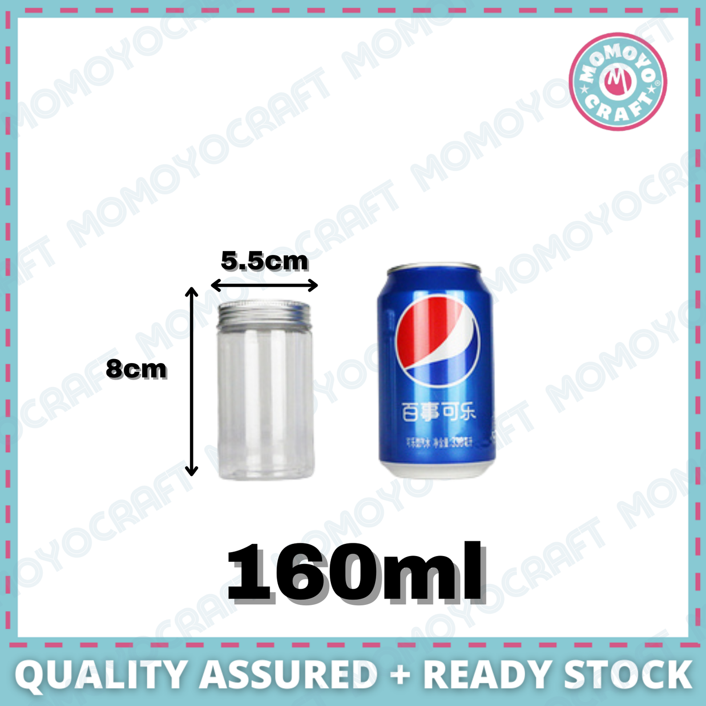 Clear PET Plastic Jar for CNY & Raya Cookies