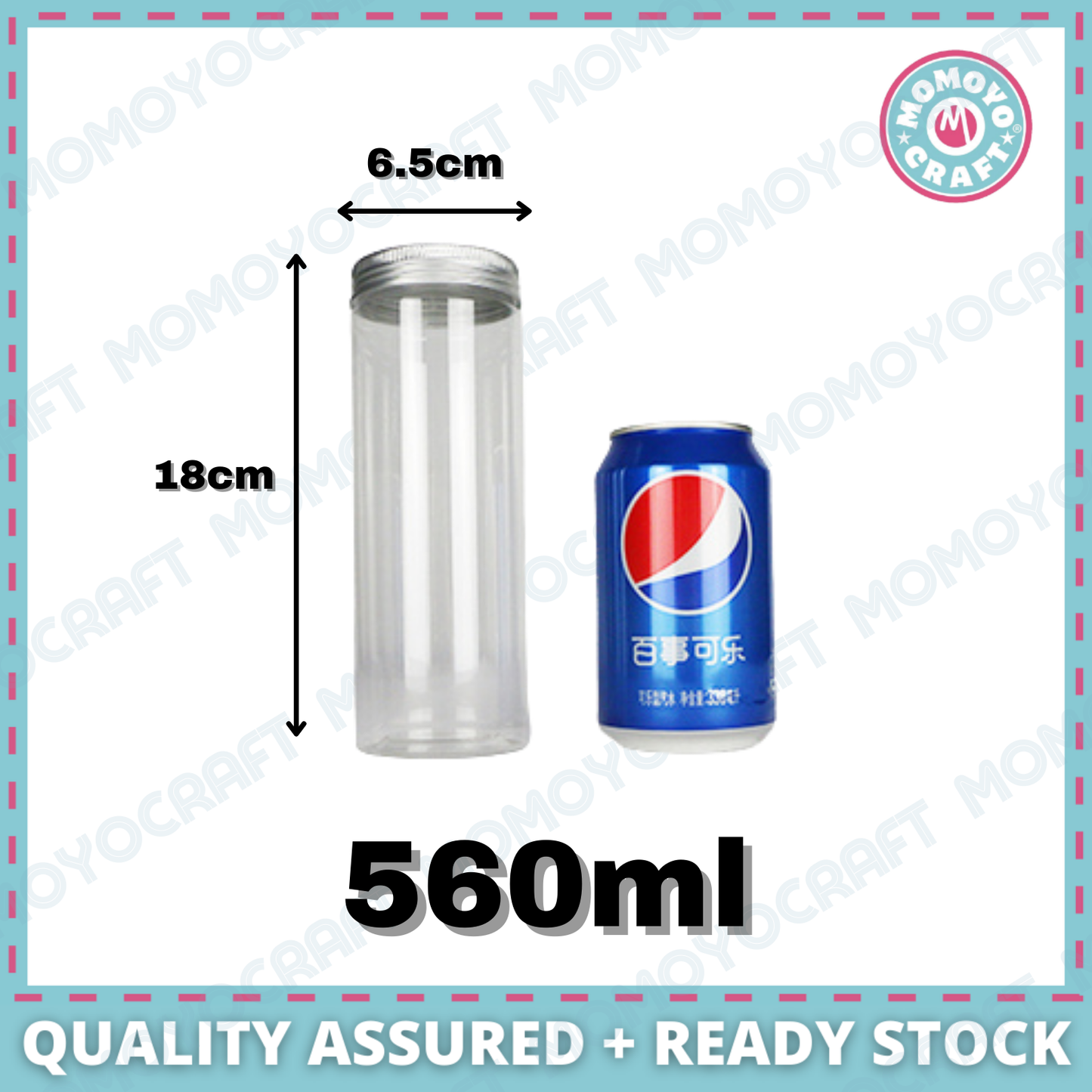 Clear PET Plastic Jar for CNY & Raya Cookies