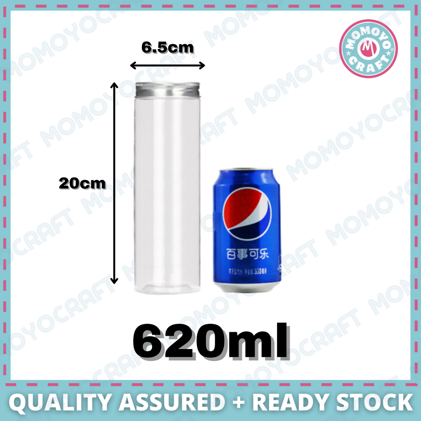 Clear PET Plastic Jar for CNY & Raya Cookies