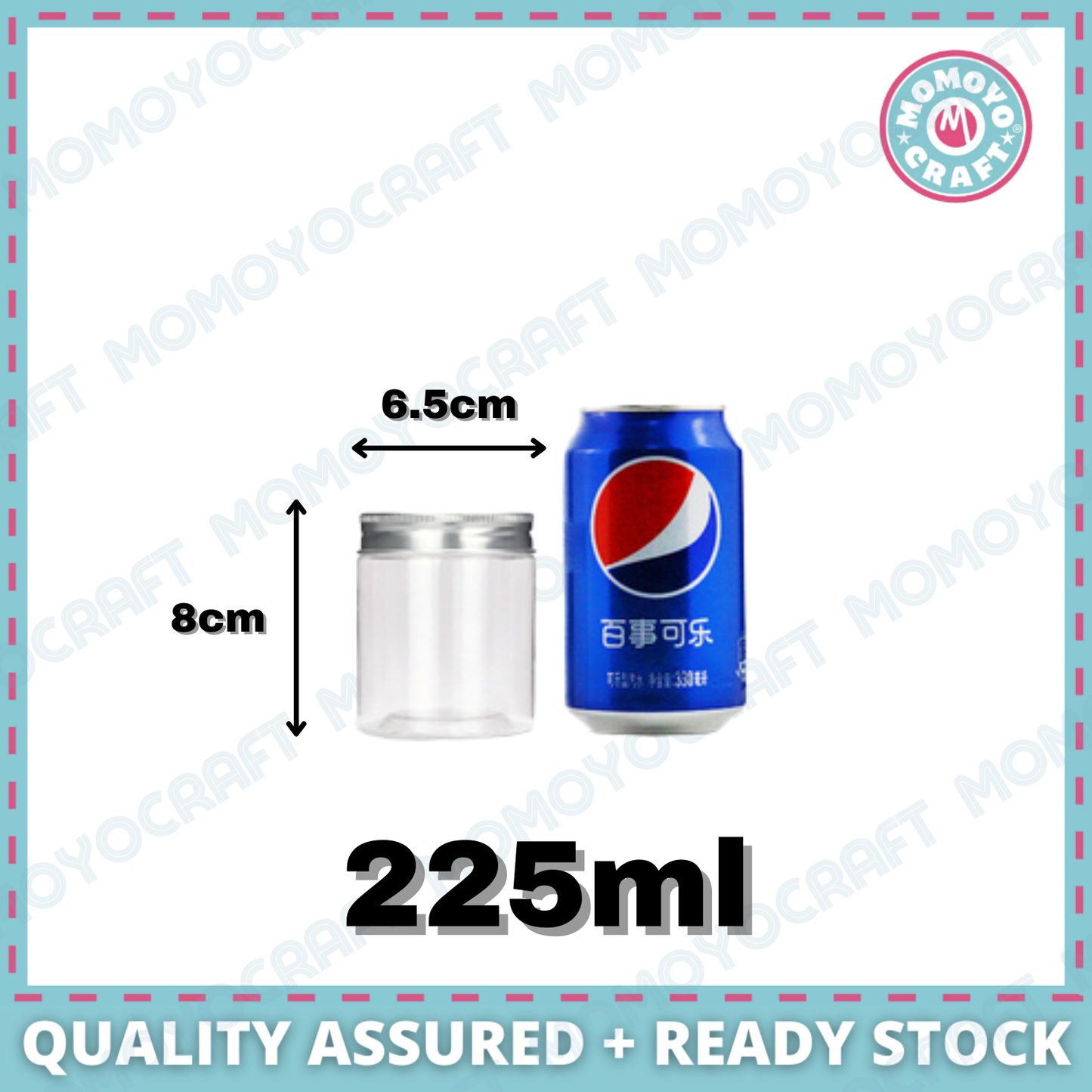 Clear PET Plastic Jar for CNY & Raya Cookies