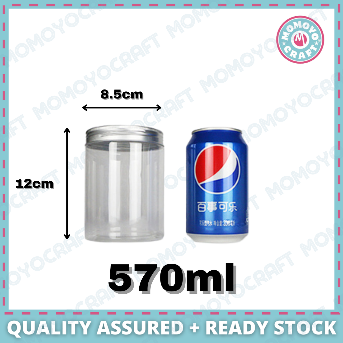 Clear PET Plastic Jar for CNY & Raya Cookies