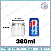Clear PET plastic cookie jar – size 8585