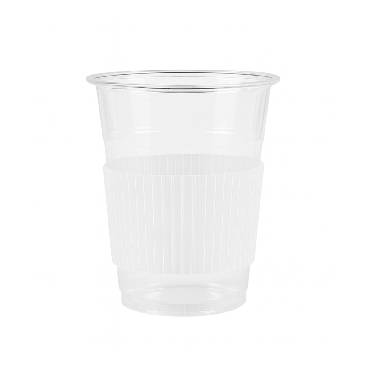 12oz–24oz Transparent PP Plastic Cup Sleeve